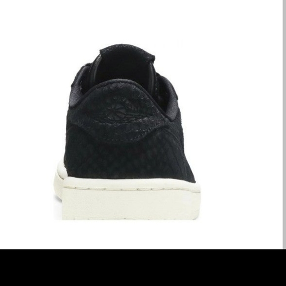 Nike Air Jordan's Low Blk Python Sneakers - Picture 2 of 10